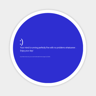 Bluescreen Text 1 Magnet